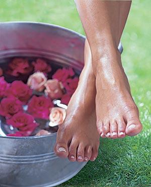 Piedi perfetti in primavera